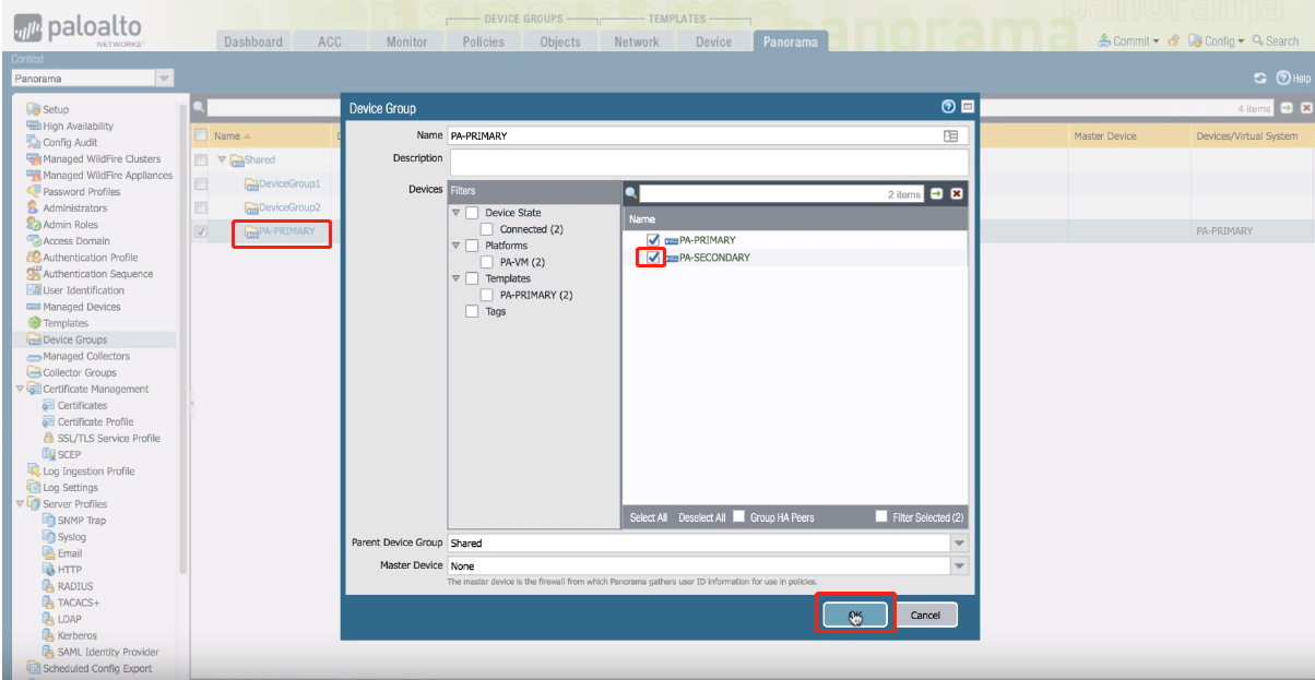 迁移 PaloAlto HA 高可用防火墙到 Panorama 迁移 PaloAlto HA 高可用防火墙到 Panorama