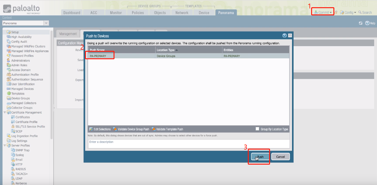 迁移 PaloAlto HA 高可用防火墙到 Panorama 迁移 PaloAlto HA 高可用防火墙到 Panorama