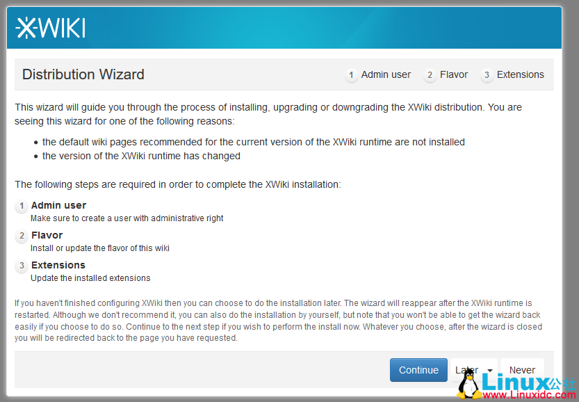Linux 下 Xwiki 安装部署详解 Linux 下 Xwiki 安装部署详解