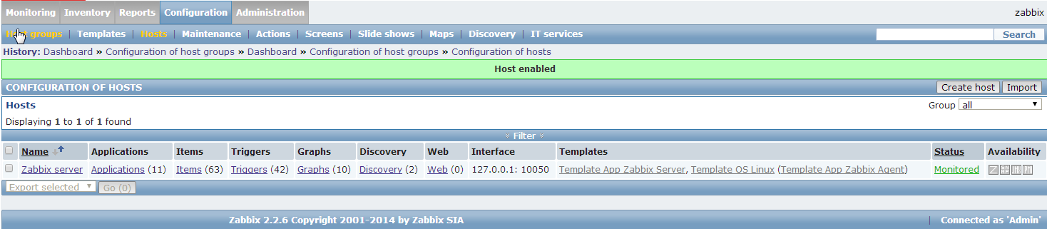 CentOS 6.5 64 位系统下安装部署 Zabbix2.2.6 监控系统 CentOS 6.5 64 位系统下安装部署 Zabbix2.2.6 监控系统