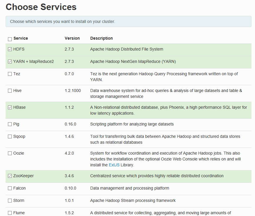 Ambari 2.4 安装教程及 Haodoop lzo 配置 Ambari 2.4 安装教程及 Haodoop lzo 配置