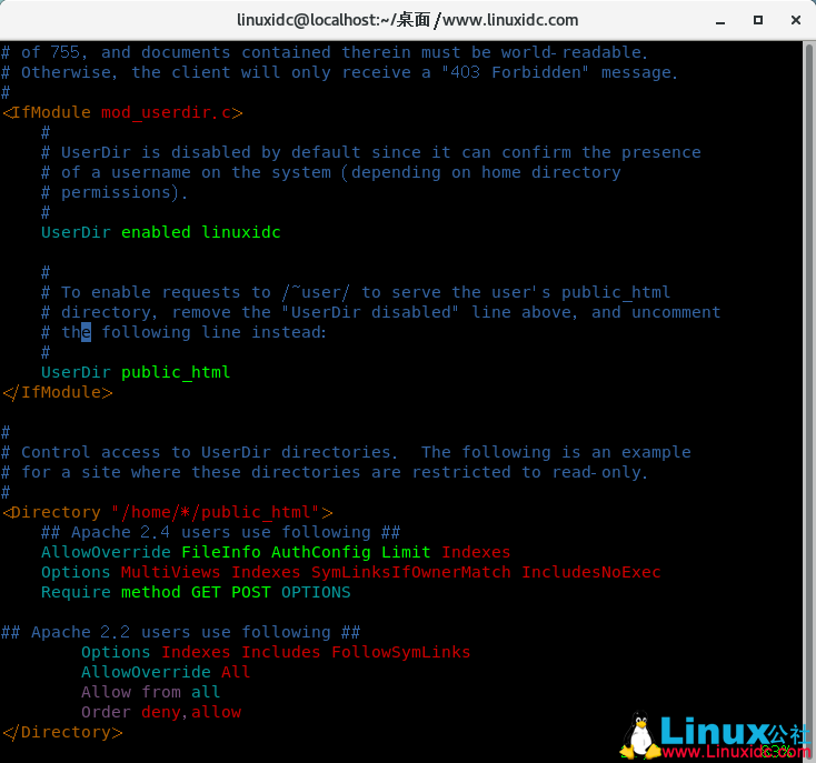 如何在 RHEL/CentOS 上启用 Apache Userdir 模块 如何在 RHEL/CentOS 上启用 Apache Userdir 模块
