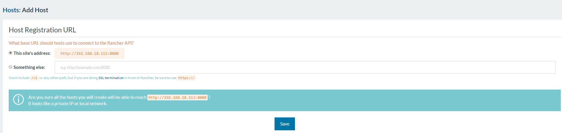 CentOS 安装部署 Rancher Server