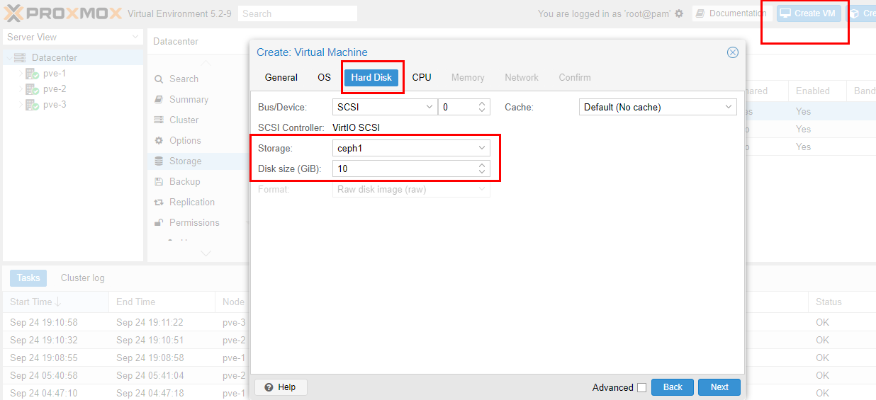 ProxmoxVE V5.2 使用外部 ceph 存储(luminous)详解 ProxmoxVE V5.2 使用外部 ceph 存储(luminous)详解