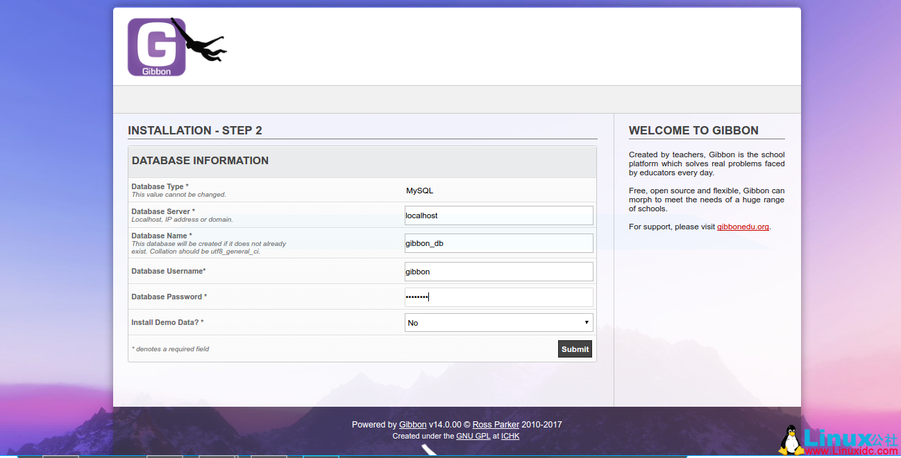 Database information