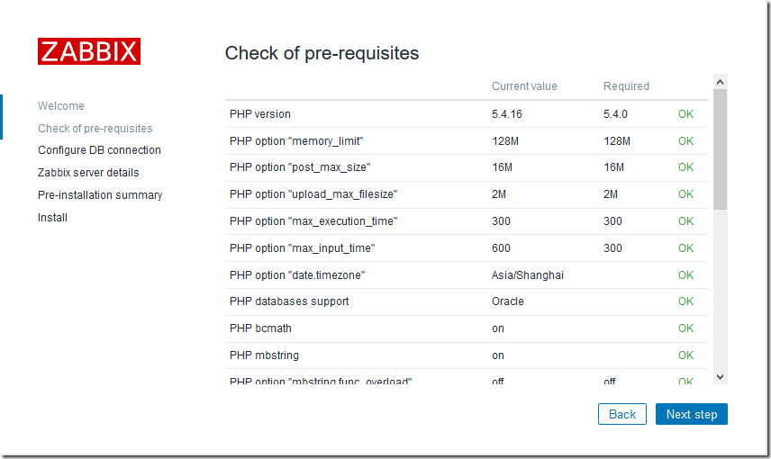 基于 Oracle Enterprise Linux 安装 Zabbix