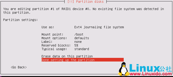 Ubuntu Server 16.04 安装并用两块硬盘做 RAID1 Ubuntu Server 16.04 安装并用两块硬盘做 RAID1