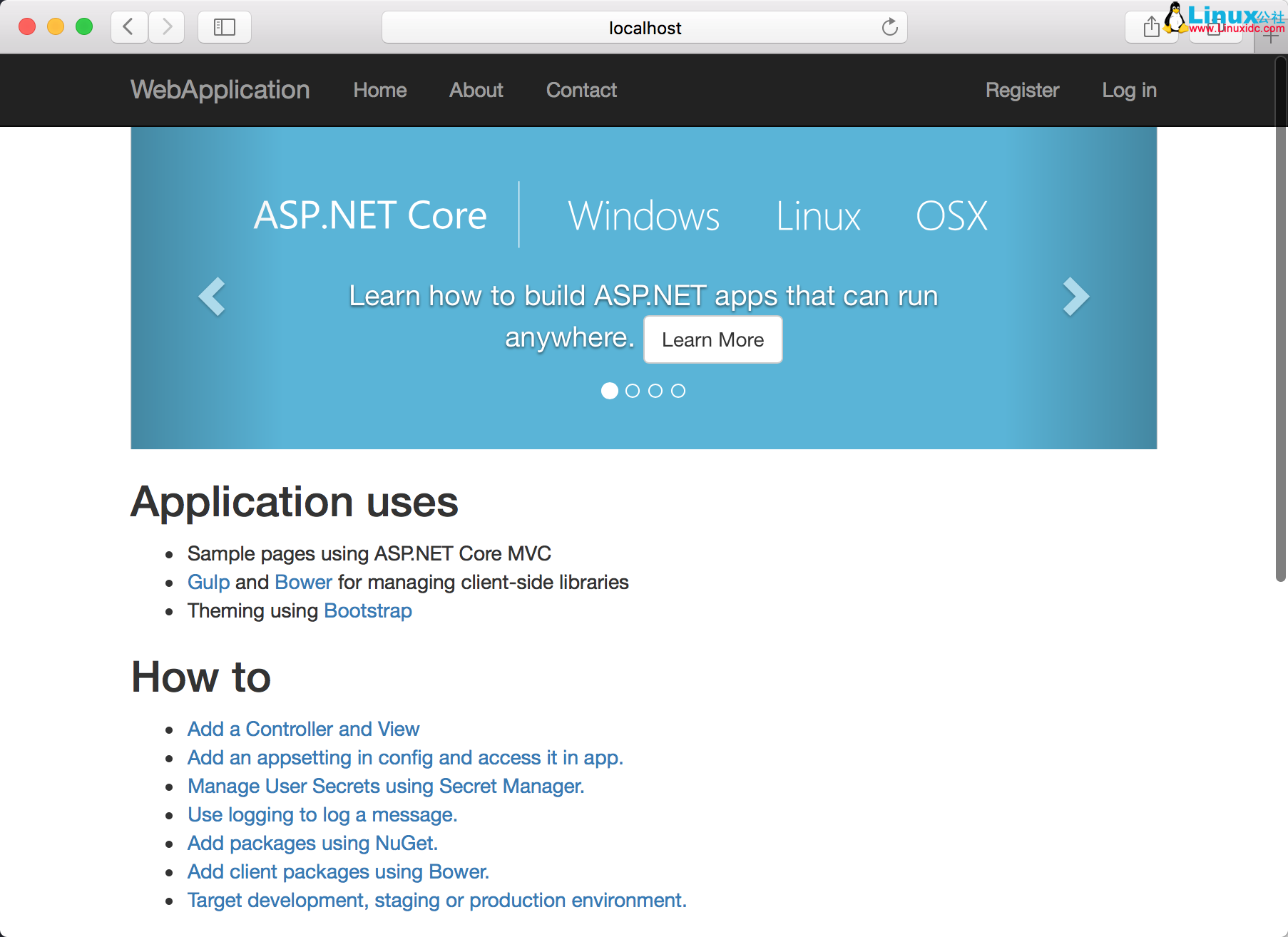 Asp.Net Core 发布和部署(MacOS + Linux + Nginx) Asp.Net Core 发布和部署(MacOS + Linux + Nginx)