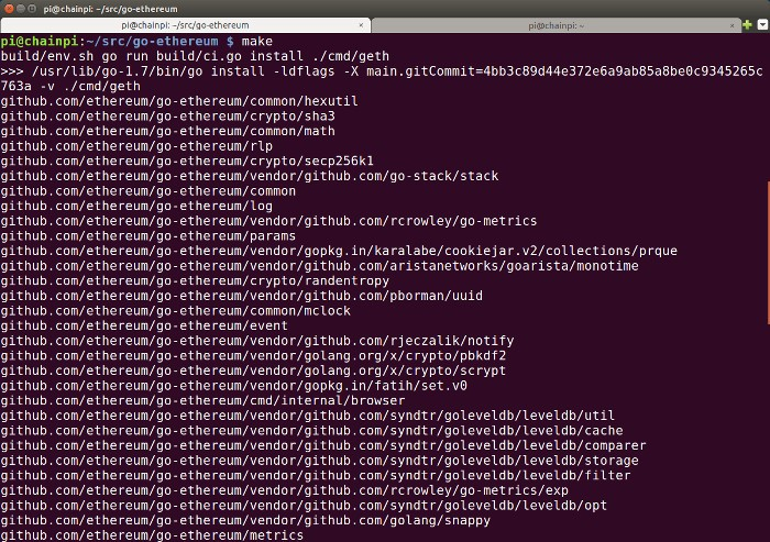 利用树莓派探索以太坊第一部分：环境搭建