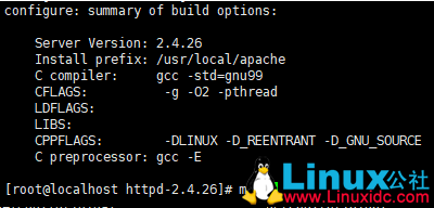 Linux 下 Apache HTTP Server 2.4.26 的安装 Linux 下 Apache HTTP Server 2.4.26 的安装