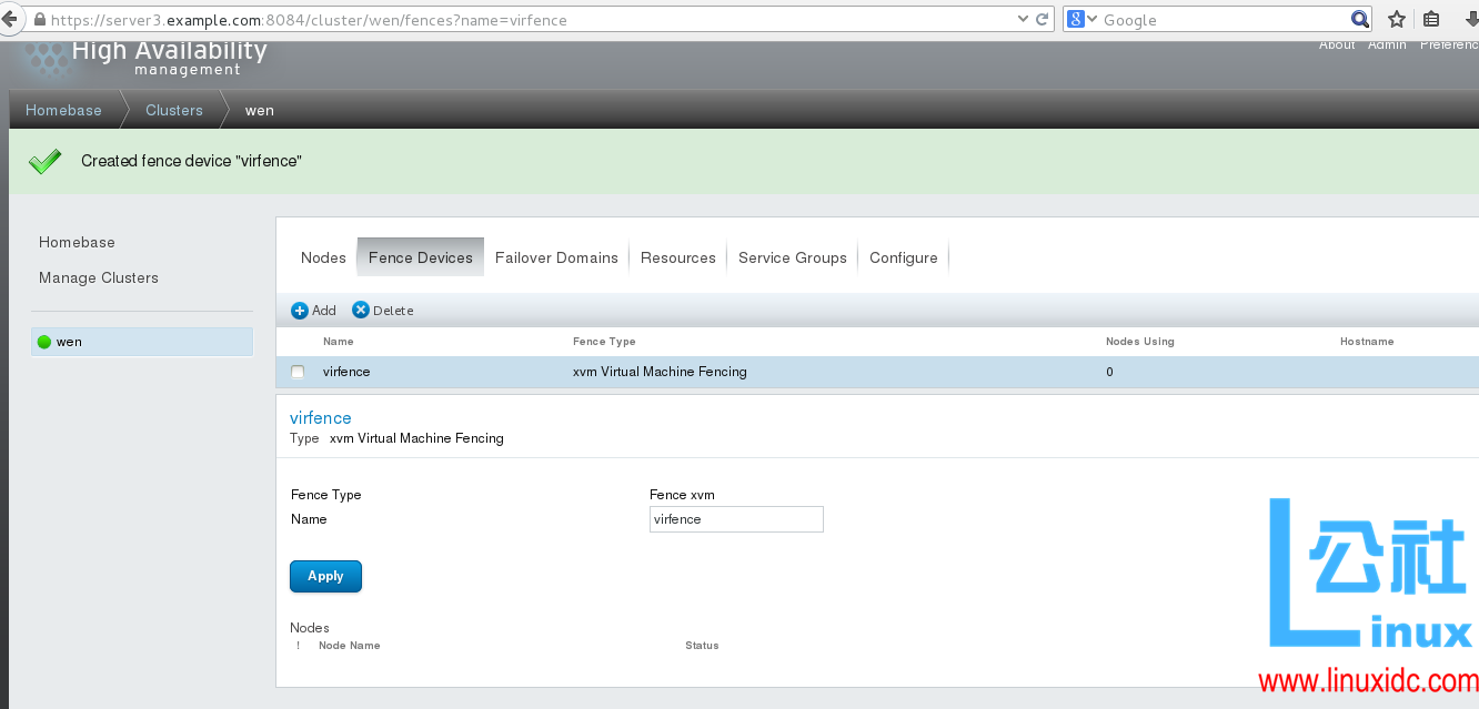 HA 高可用集群部署(ricci+luci+fence_virtd) 双机热备 HA 高可用集群部署(ricci+luci+fence_virtd) 双机热备
