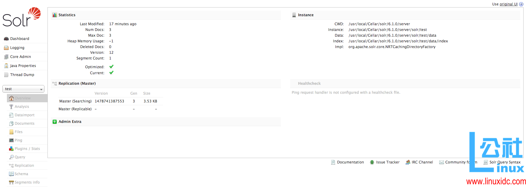 macOS 安装 Solr 并索引 MySQL macOS 安装 Solr 并索引 MySQL