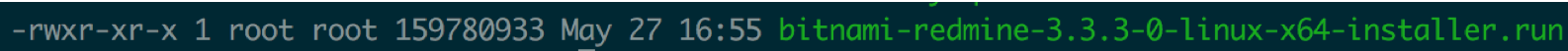 Linux 下使用 Bitnami 安装 Redmine Linux 下使用 Bitnami 安装 Redmine