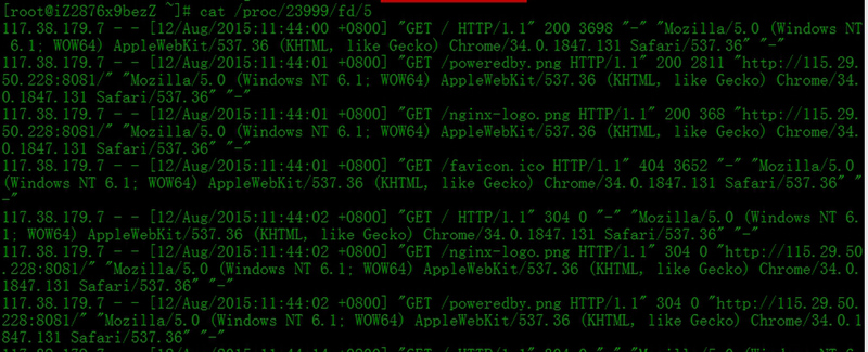 恢复误删除的 Nginx 日志 恢复误删除的 Nginx 日志