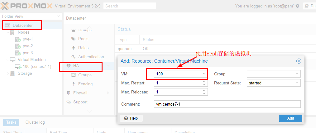 ProxmoxVE V5.2 使用外部 ceph 存储(luminous)详解 ProxmoxVE V5.2 使用外部 ceph 存储(luminous)详解
