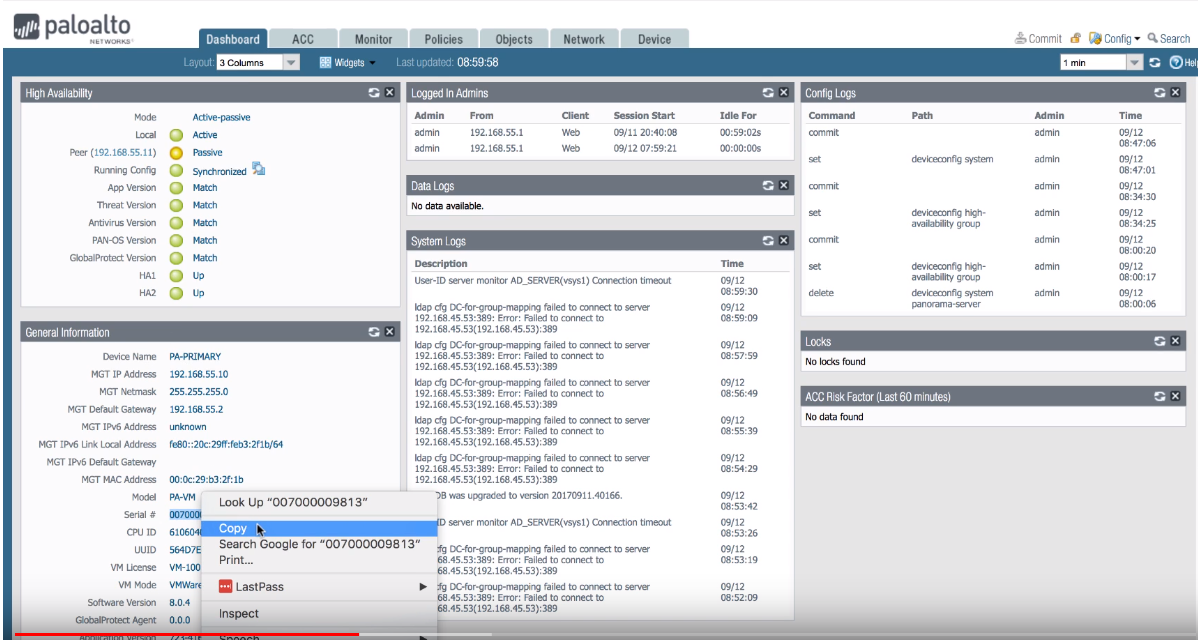 迁移 PaloAlto HA 高可用防火墙到 Panorama 迁移 PaloAlto HA 高可用防火墙到 Panorama