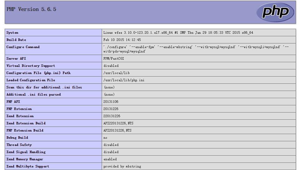 CentOS 7 源码编译安装 PHP5.6 和 Nginx1.7.9 及 MySQL( 搭建 LNMP 环境) CentOS 7 源码编译安装 PHP5.6 和 Nginx1.7.9 及 MySQL(搭建 LNMP 环境)