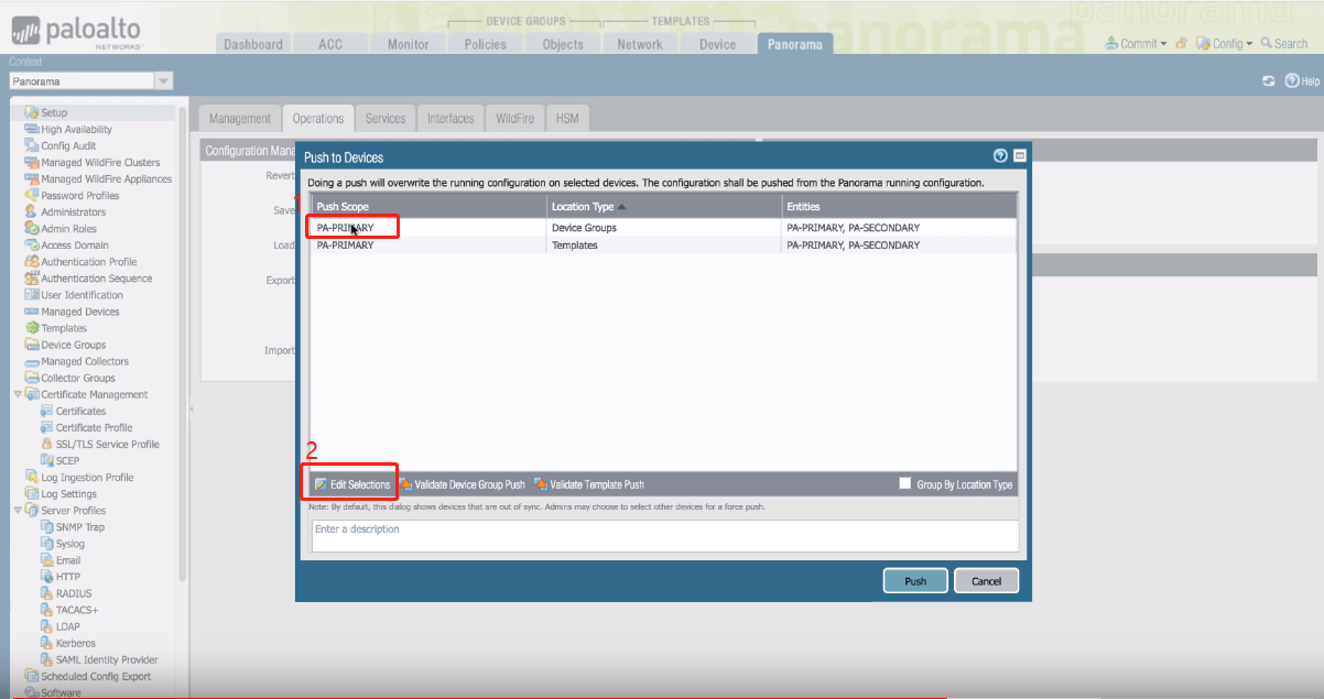 迁移 PaloAlto HA 高可用防火墙到 Panorama 迁移 PaloAlto HA 高可用防火墙到 Panorama