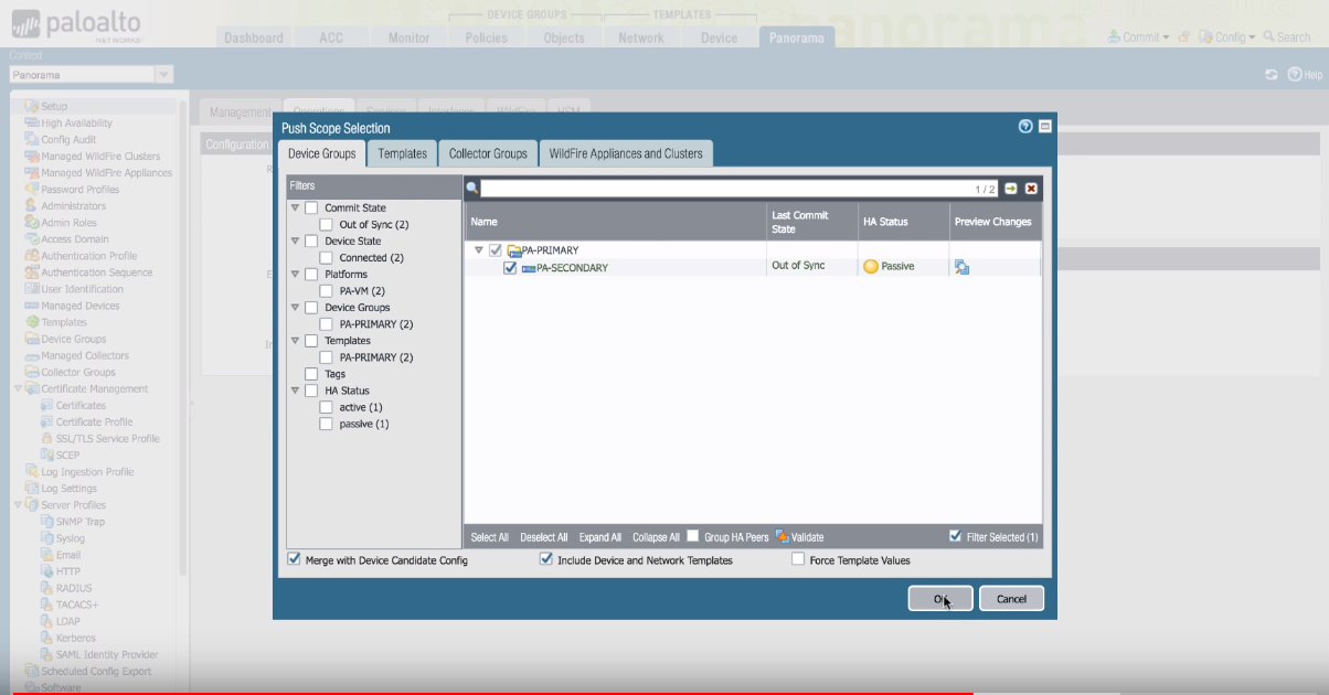迁移 PaloAlto HA 高可用防火墙到 Panorama 迁移 PaloAlto HA 高可用防火墙到 Panorama