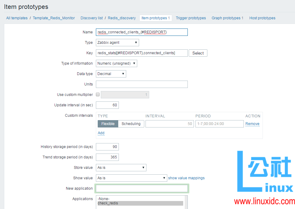 Zabbix 自动发现 Redis 端口并监控 Redis 性能