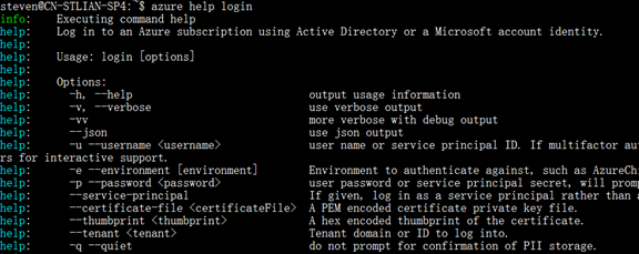 Linux 上使用 Azure CLI 来管理 Azure Linux 上使用 Azure CLI 来管理 Azure