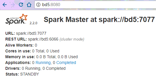Spark 2.2.0 高可用搭建 Spark 2.2.0 高可用搭建