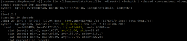 利用 Azure 高级存储搭建高性能 Linux 服务器