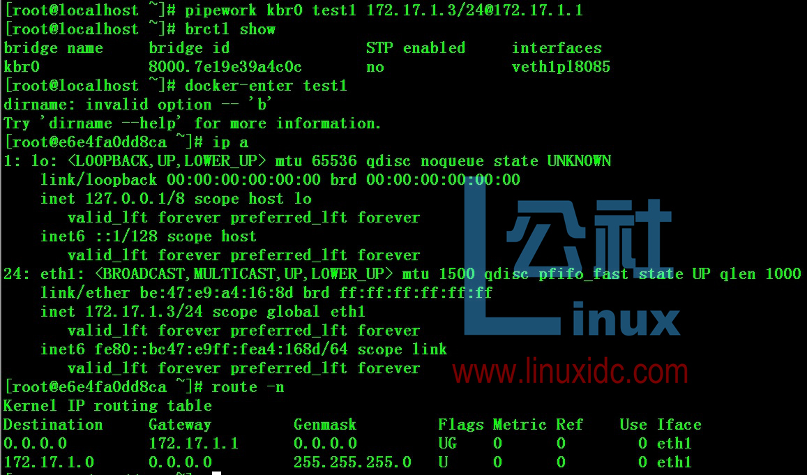 CentOS 7 下为 Docker 容器分配固定 IP CentOS 7 下为 Docker 容器分配固定 IP