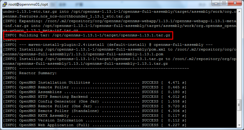 Linux 下 OpenNMS 编译