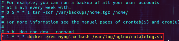 滚动 Docker 中的 Nginx 日志 滚动 Docker 中的 Nginx 日志