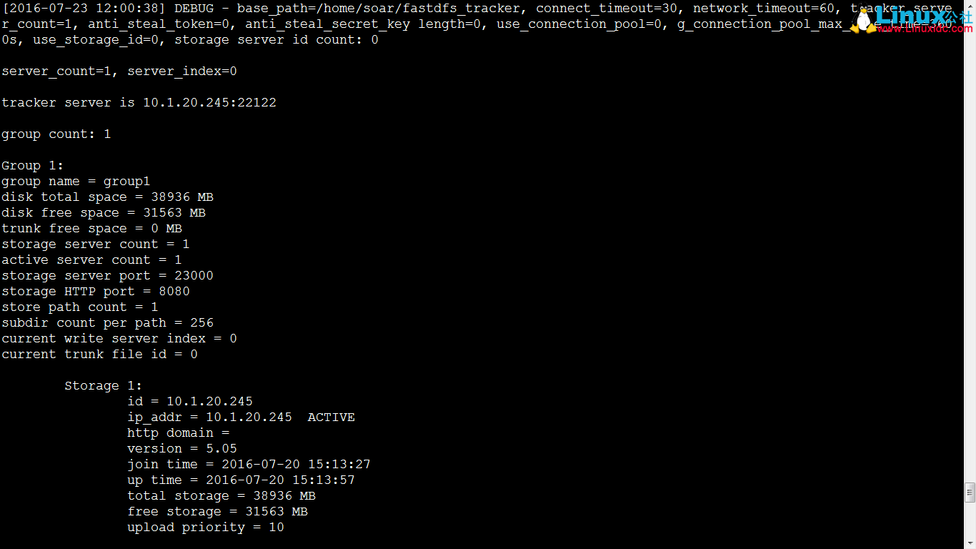 同一台机器下 FastDFS 简单安装配置测试 同一台机器下 FastDFS 简单安装配置测试