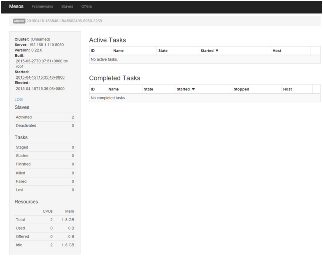 CentOS 7 安装 Mesos+Marathon+Zookeeper CentOS 7 安装 Mesos+Marathon+Zookeeper