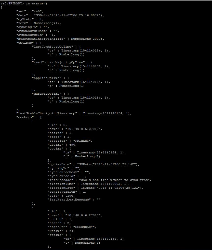 Ubuntu 18.04 下部署 MongoDB 复制集（副本集）