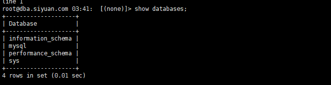 MySQL 8.0 四个默认数据库分析