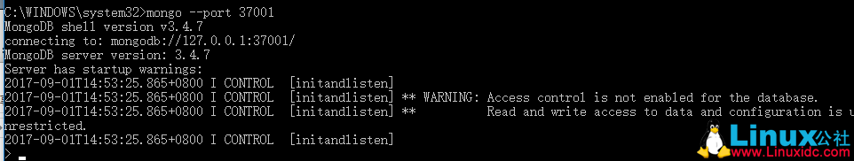 MongoDB 3.4 分片 由副本集组成