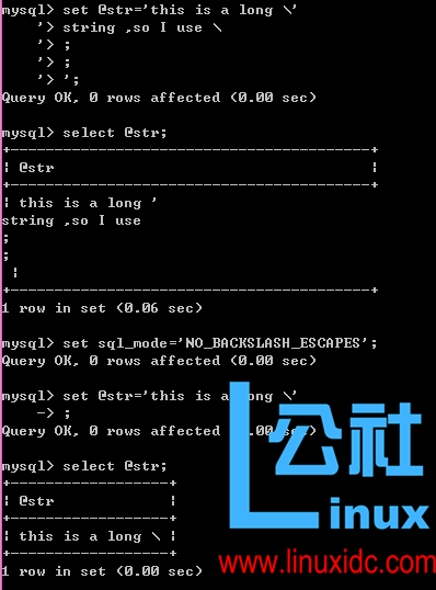 MySQL 学习笔记—SQL 服务器模式汇总