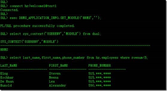 Oracle Database 12c Data Redaction 介绍