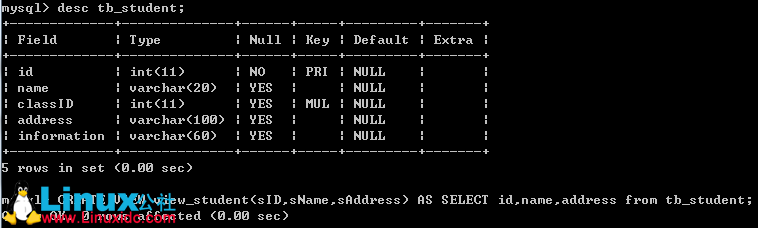 MySQL 视图的基本操作 MySQL 视图的基本操作