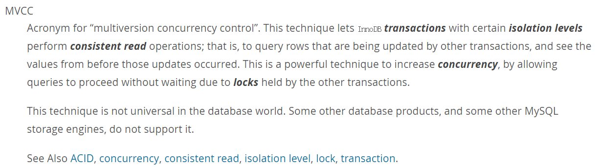 MySQL 事务隔离级别的实现原理