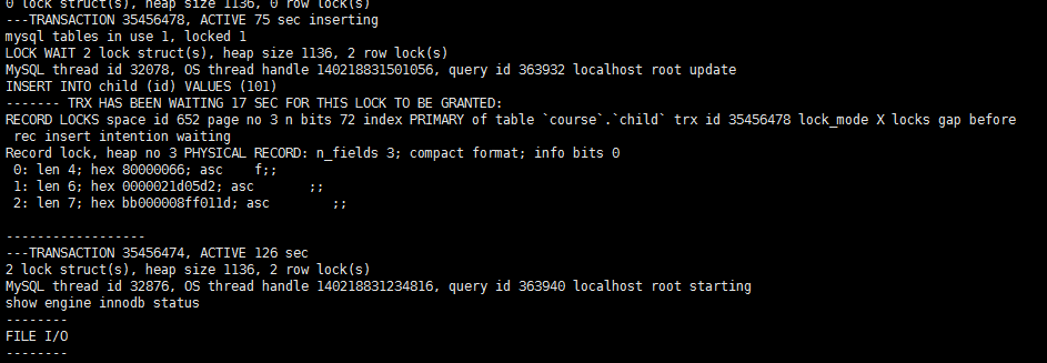 MySQL 锁机制和事务