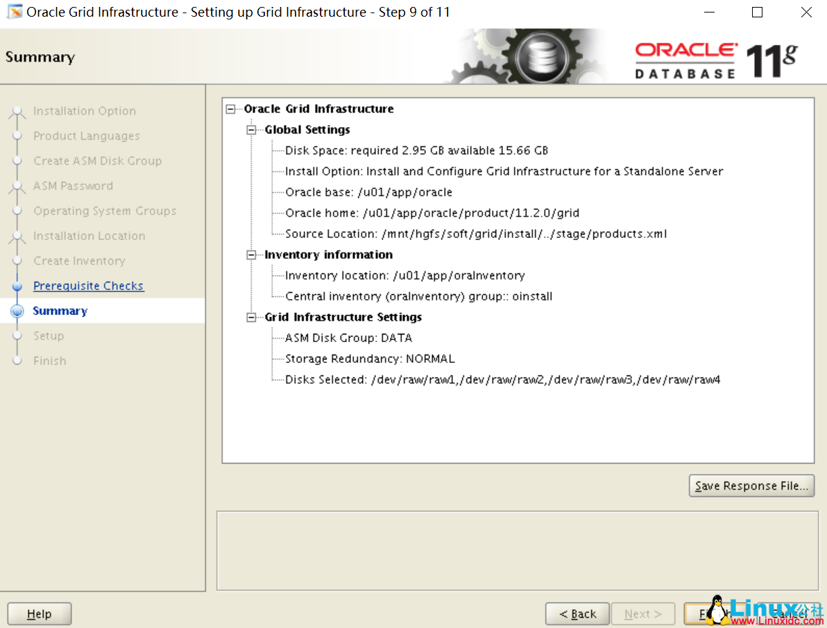 Oracle 11g Grid for Linux 安装指南 Oracle 11g Grid for Linux 安装指南