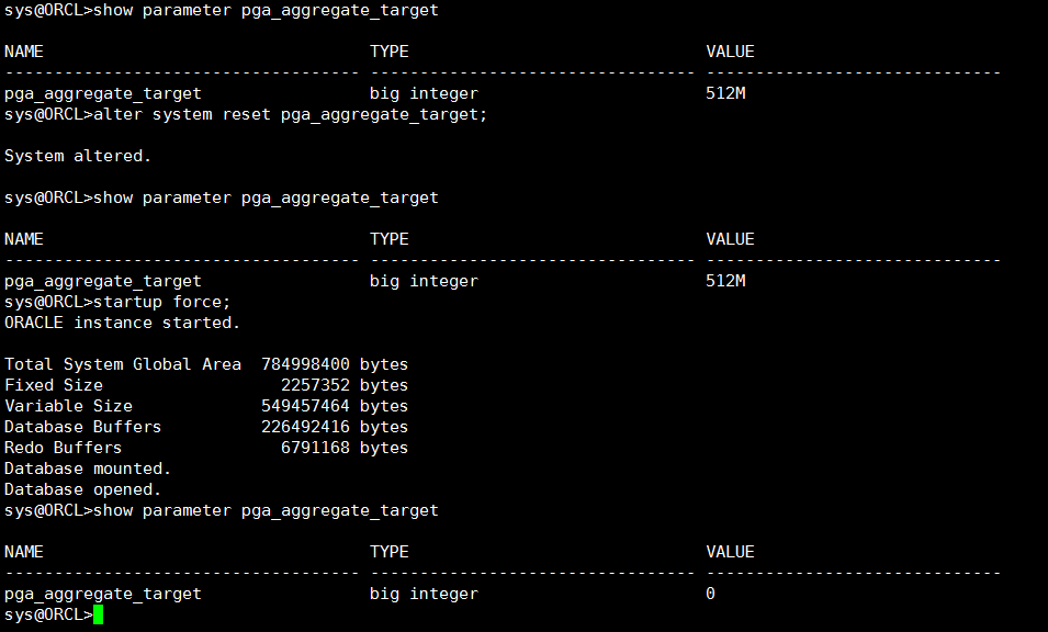 Oracle 的参数文件