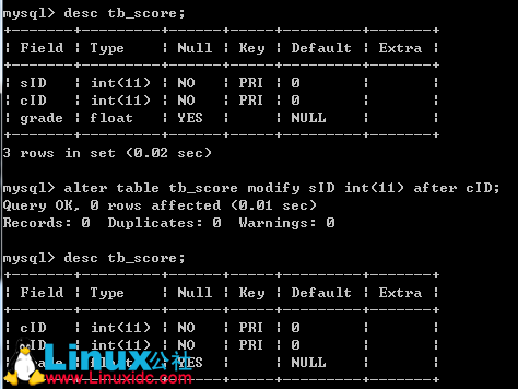 MySQL 据库表基本操作详细教程 MySQL 据库表基本操作详细教程