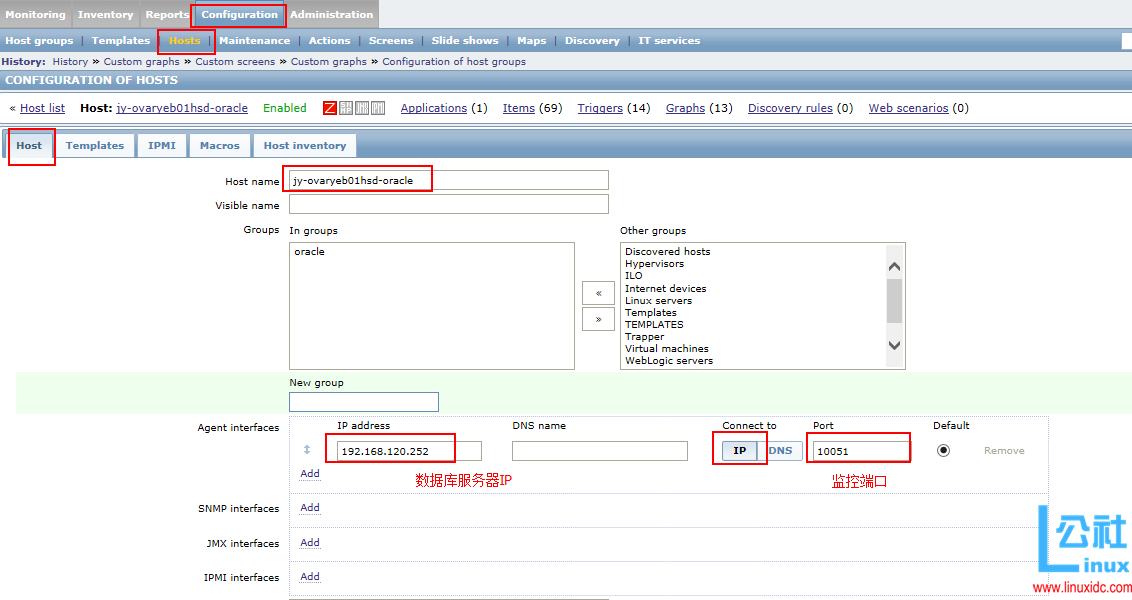 Zabbix 监控 Oracle 数据库
