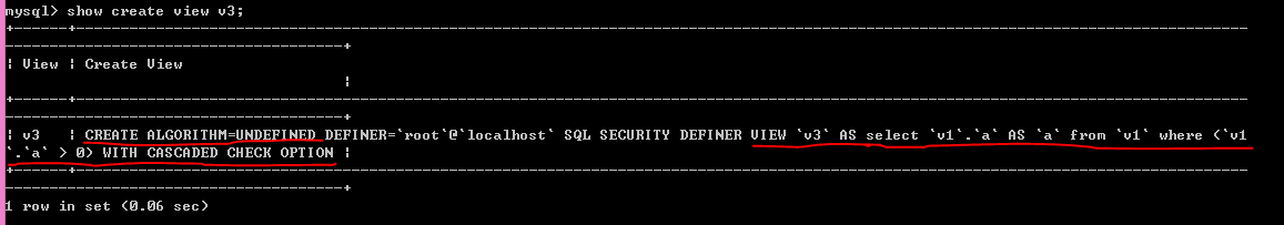 MySQL 学习笔记—视图 MySQL 学习笔记—视图
