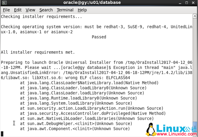 Red Hat Linux 6.4 安装 Oracle 10g 及问题解决