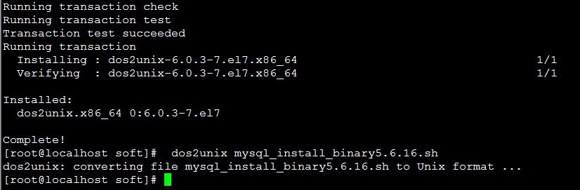 Linux 下 MySQL shell 脚本执行错误 $'\r':command not found