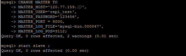 MySQL master-slave 主从复制环境搭建实战
