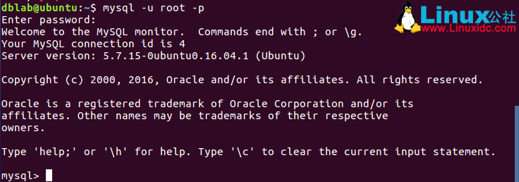 Ubuntu 16.04 安装 MySQL 及问题解决