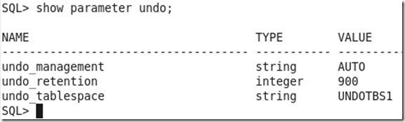 Oracle UNDO 表空间